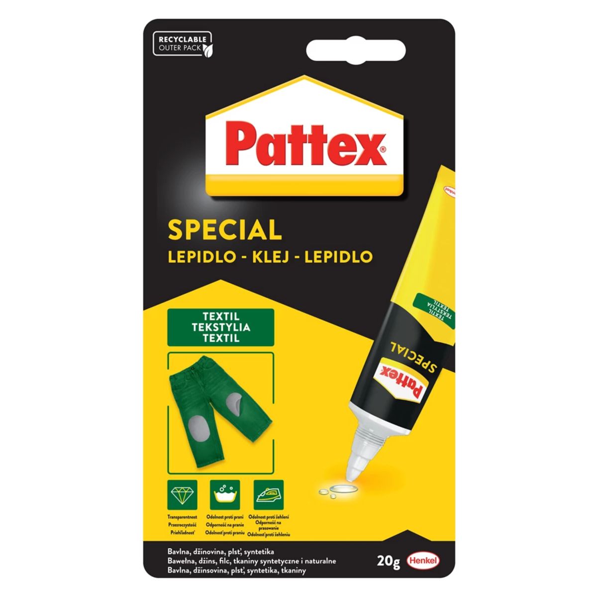 Pattex Repair Special Textil G Peci Lne Lepidlo Na Textil Majstrik Sk